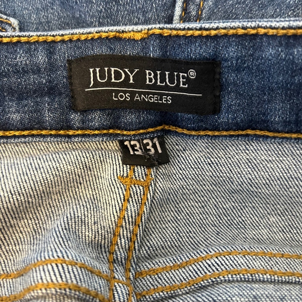 Judy Blue Dark Wash Skinny Jeans - Picture 5 of 7